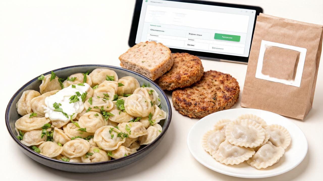 На первом этапе маркировке подлежат готовые мясные кулинарные изделия, в том числе котлеты, пельмени, паштеты, заливные блюда и другие изделия из мяса: ИИ фото
